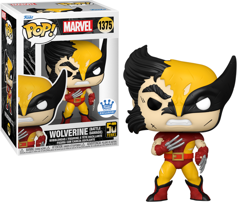 Funko POP! Marvel: Wolverine [Battle Damage] (Funko) #1375