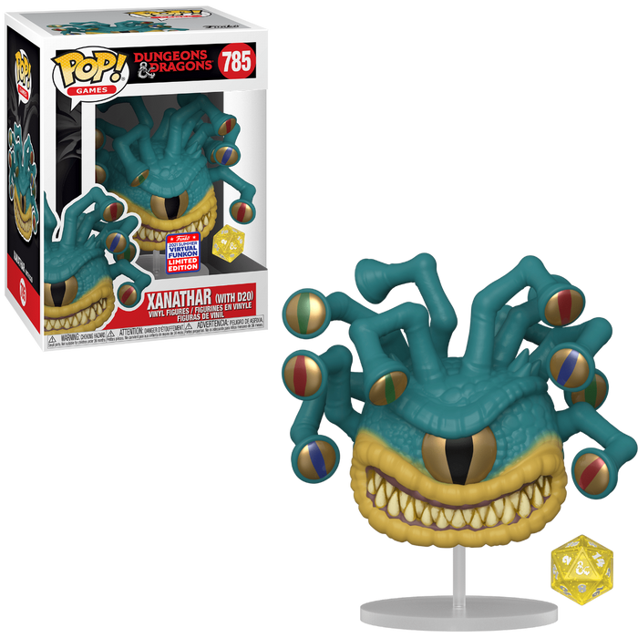 Funko POP! Games: Dungeons & Dragons - Xanathar [w/ D20](2021 Virtual Funkon)(Damaged Box) #785