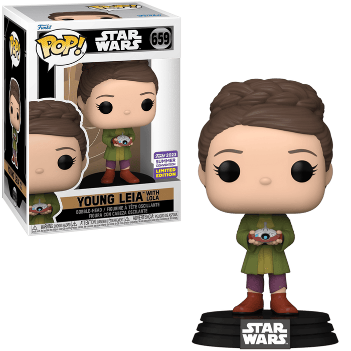 Funko POP! Star Wars: Young Leia w/ Lola (2023 Summer Convention) #659