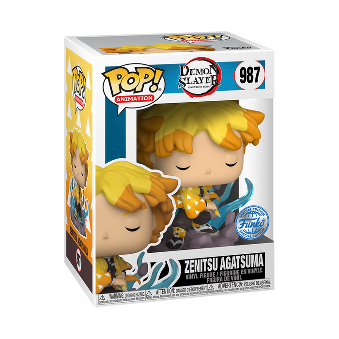 Funko POP! Animation: Demon Slayer - Zenitsu Agatsuma (Special Edition) #987