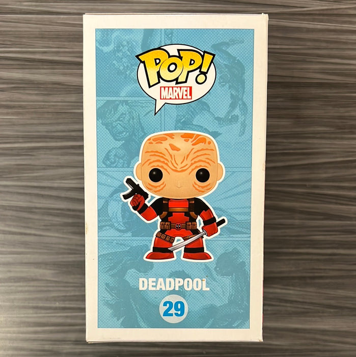 Funko POP! Marvel: Deadpool (Unmasked/Red)(PX Previews)(Damaged Box) [C] #29