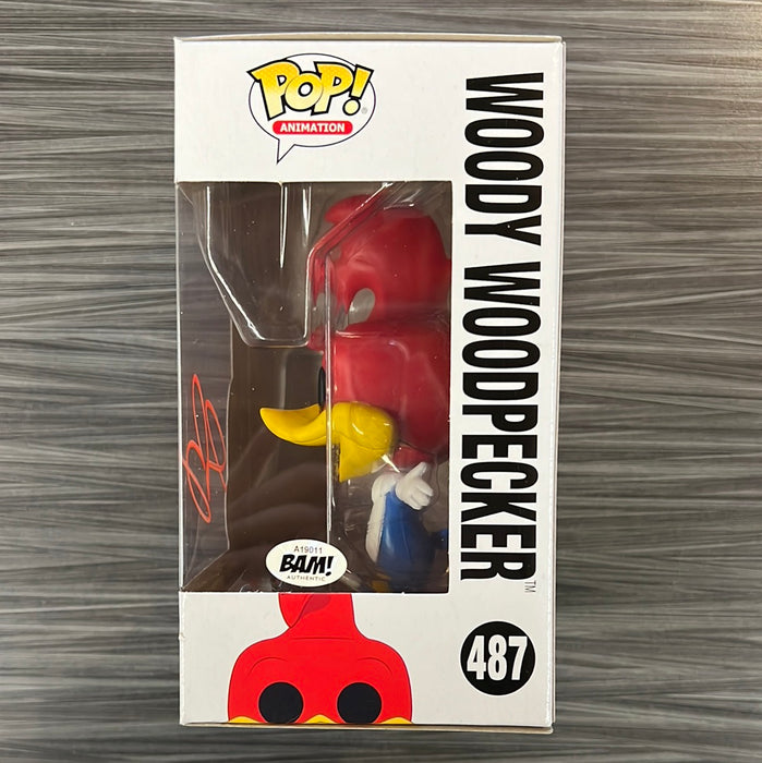 Funko POP! Animation: Woody Woodpecker (Signed/Eric Bauza/BAM!)(Damaged Box) #487