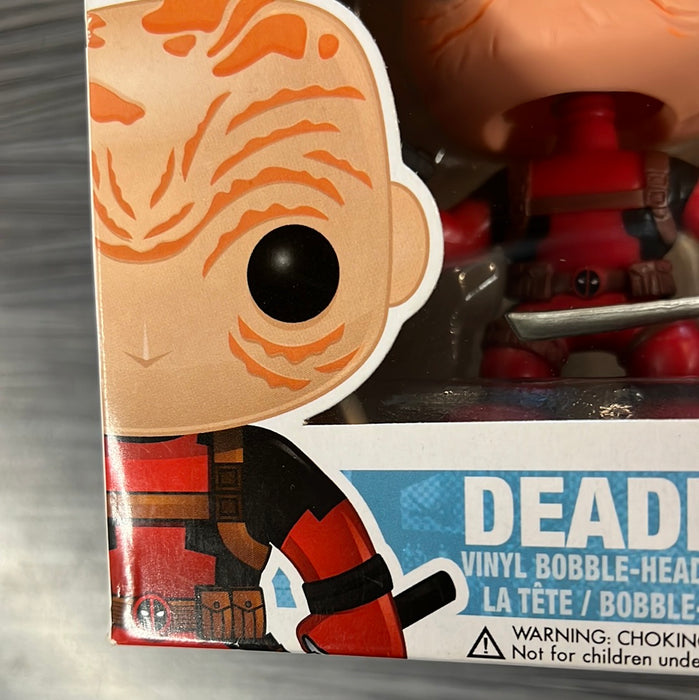 Funko POP! Marvel: Deadpool (Unmasked/Red)(PX Previews)(Damaged Box) [C] #29