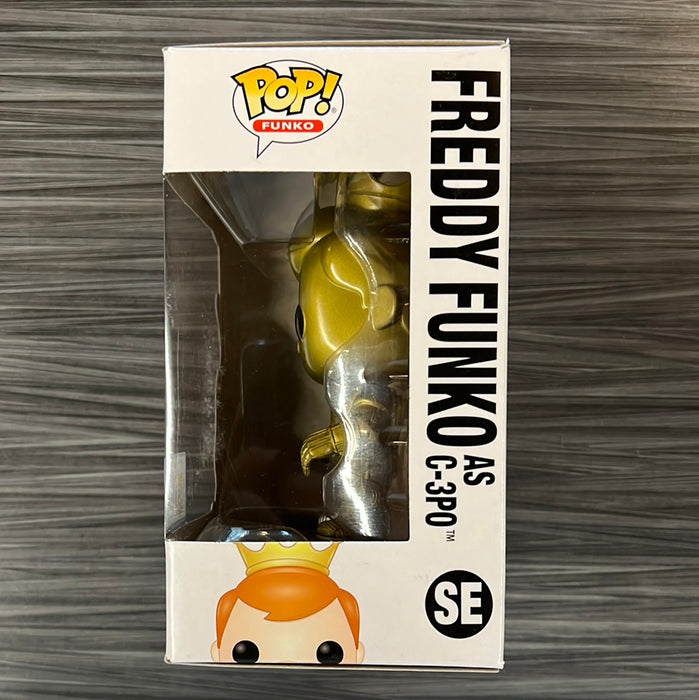 Funko POP! Freddy Funko as C-3PO (2019 SDCC/520 PCS)[with TM](Damaged Box) #SE