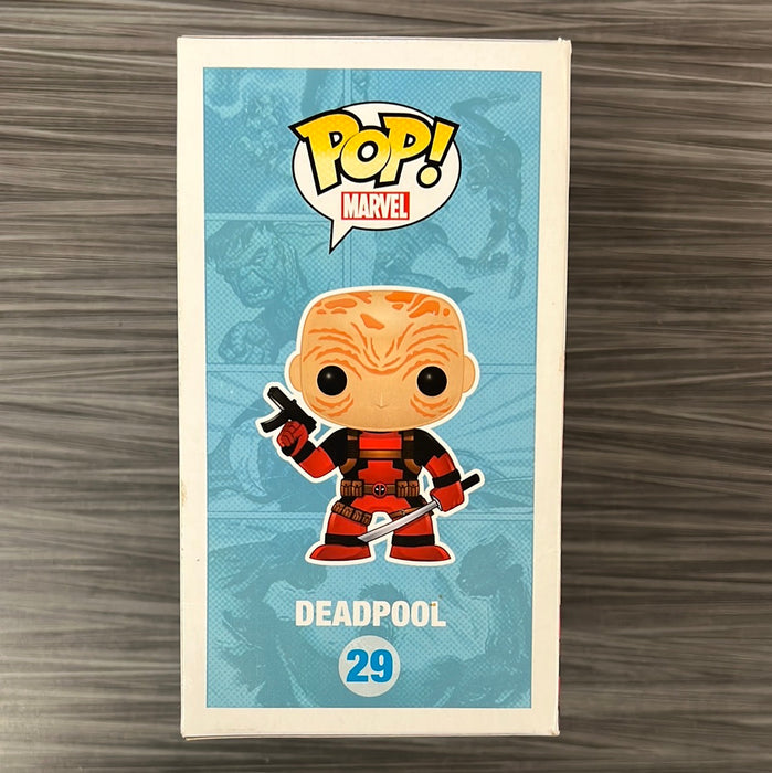 Funko POP! Marvel: Deadpool (Unmasked/Red)(PX Previews)(Damaged Box) [C] #29