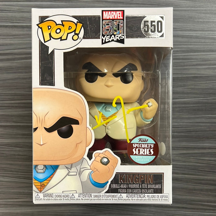 Funko POP! Marvel: 80 Years - Kingpin (Specialty Series)(Signed/Vincent D'Onofrio/JSA) #550