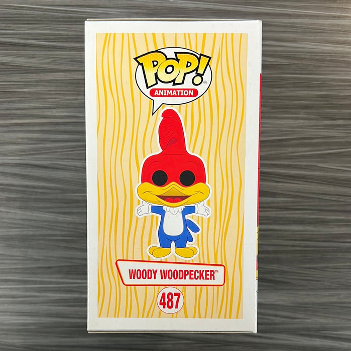 Funko POP! Animation: Woody Woodpecker (Signed/Eric Bauza/BAM!)(Damaged Box) #487