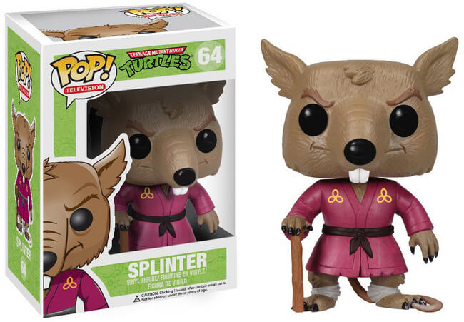 Funko POP! Television: TMNT - Splinter (Damaged Box)[C] #64