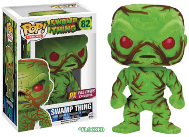 Funko POP! Heroes: Swamp Thing - Swamp Thing (PX Preview)(Damaged Box) #82