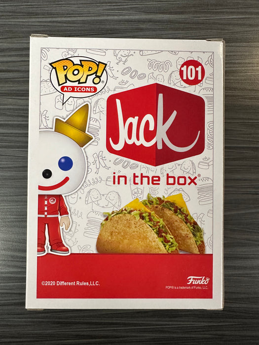 Funko Pop! FunKon 2021 Ad Icon Jack In The Box Mascot #101 In Tracksuit  2000 PCS
