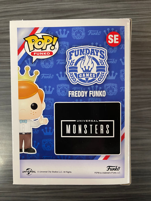 Funko POP! Freddy Funko As Wolfman (Flocked)(2021 Box of Fun/ 1000 PCS)(Damaged Box) [A] #SE