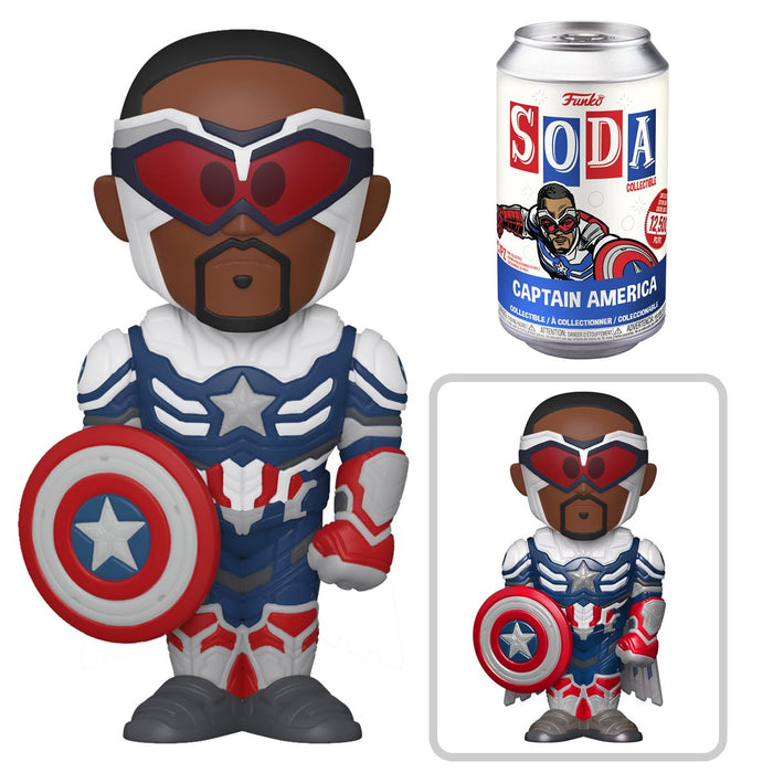 Funko Vinyl Soda: Marvel - Captain America (12,500 Pieces)