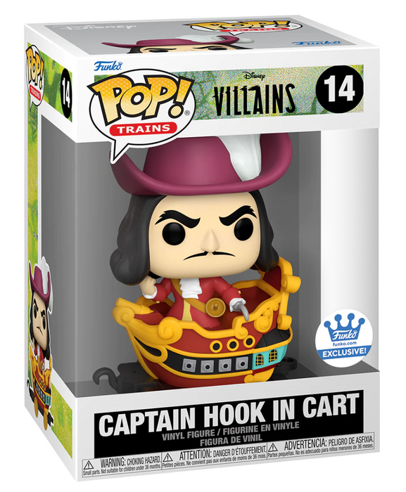 Funko POP! Trains: Disney Villains - Captain Hook In Cart (Funko) #14