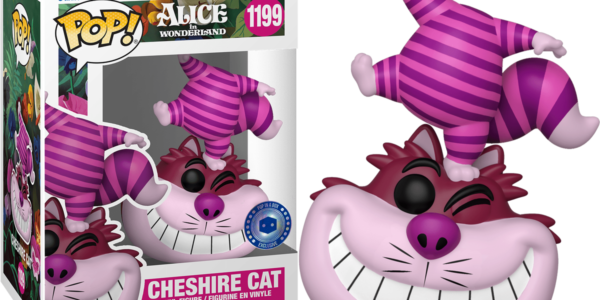 Funko Disney Alice in Wonderland POP Disney Cheshire Cat Exclusive Vinyl  Figure 974 Purple - ToyWiz