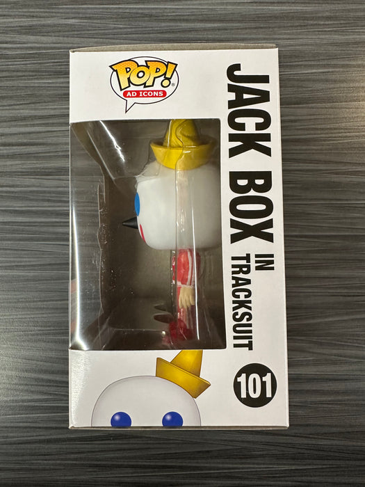 Funko Pop! FunKon 2021 Ad Icon Jack In The Box Mascot #101 In Tracksuit  2000 PCS