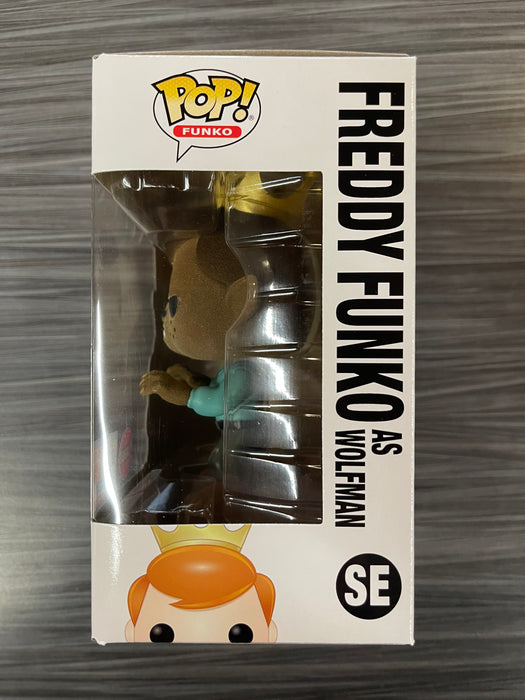 Funko POP! Freddy Funko As Wolfman (Flocked)(2021 Box of Fun/ 1000 PCS)(Damaged Box) [A] #SE