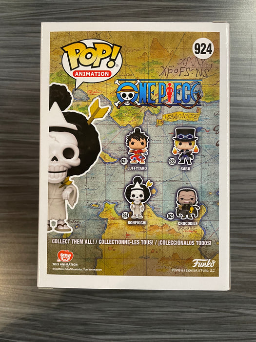 Funko POP! Animation: One Piece - Bonekichi (Signed/Ian Sinclair/JSA) #924