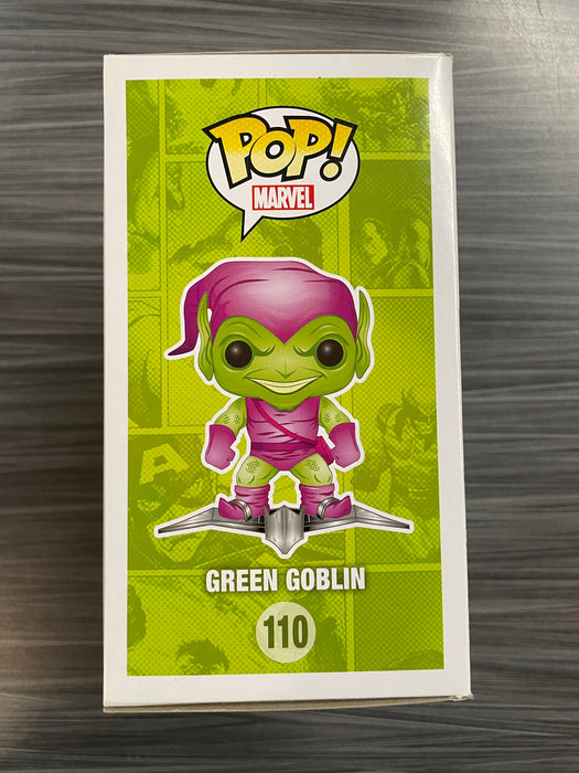 Funko POP! Marvel:  Green Goblin (GiTD)(2016 SDCC)(Damaged Box) #110