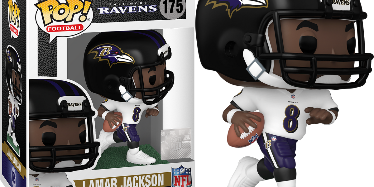 Funko POP! Football: Baltimore Ravens - Lamar Jackson [Away] #175