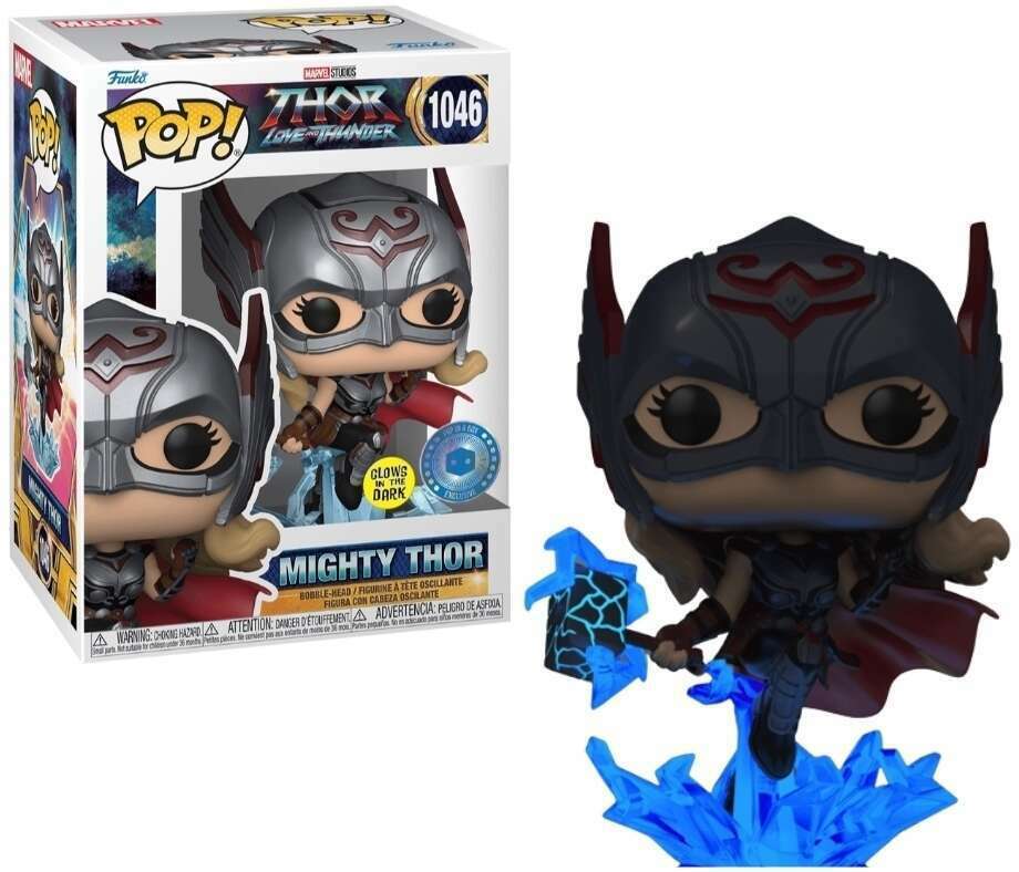 Funko POP! Marvel: Thor Love and Thunder - Mighty Thor (GiTD)(Pop In A Box)  #1046