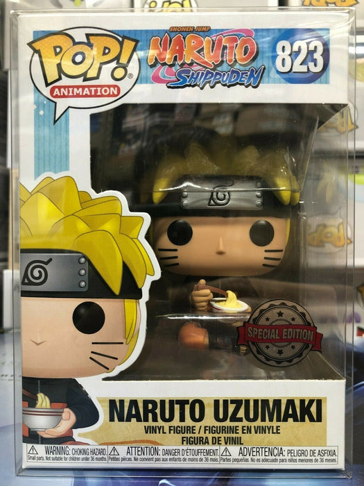 Figurine Naruto With Noodles / Naruto / Funko Pop Animation 823 / Exclusive  Special Edition