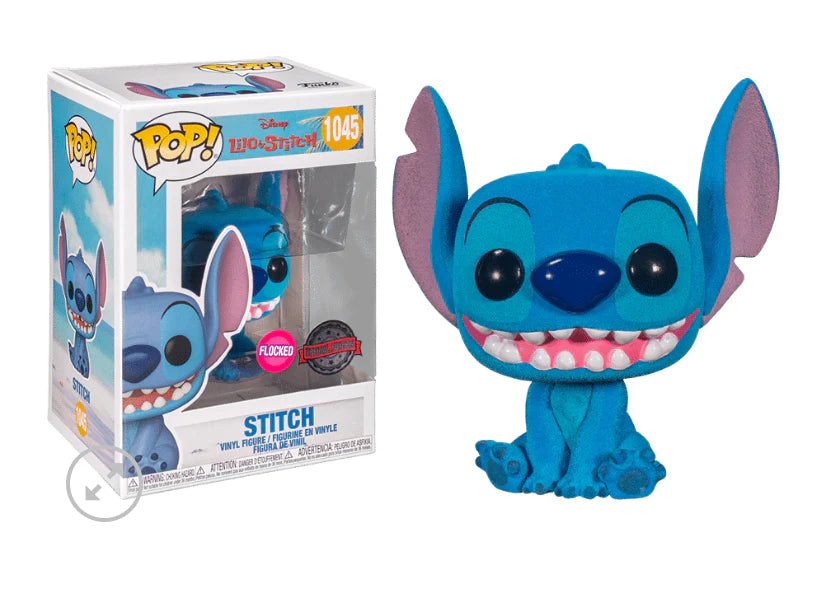 Funko POP! Disney: Lilo & Stitch - Stitch (Flocked)(Special Edition) #1045