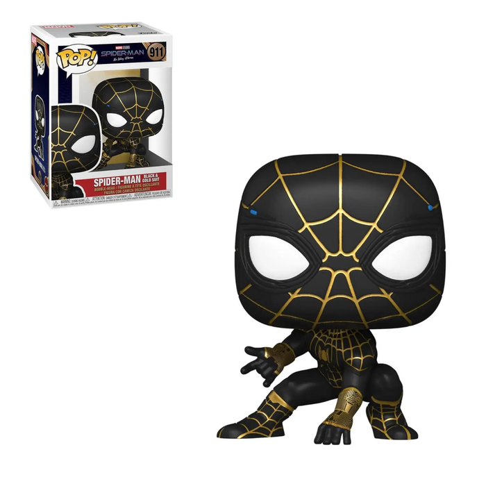 Funko POP! Marvel Spider-Man No Way Home: Spider-Man [Black & Gold Suit] #911