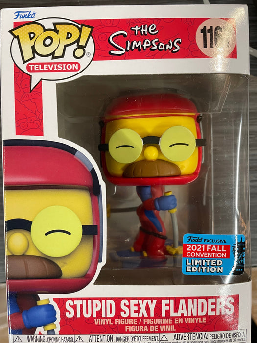 Funko POP! Television: The Simpsons - Stupid Sexy Ned Flanders (2021 Fall Convention)(Damaged Box) #1167