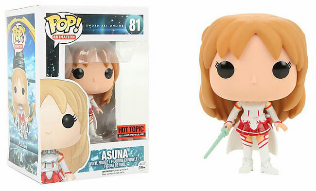 Funko POP! Animation: Sword Art Online: Asuna (Hot Topic)(Damaged Box) #81