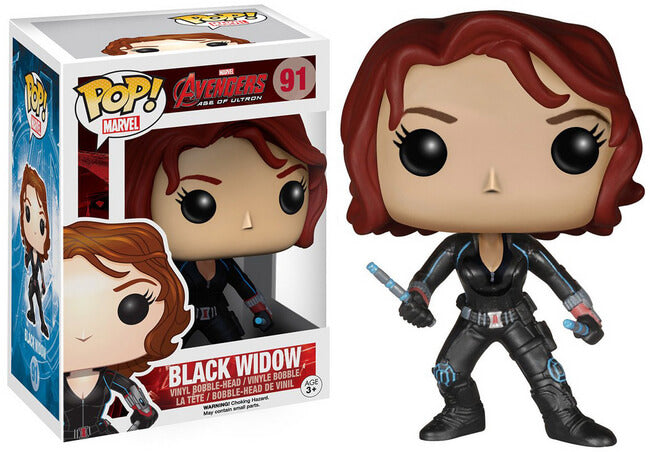 Funko POP! Marvel: Avengers - Black Widow (Damaged Box) #91