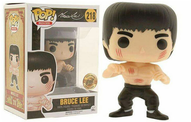 Funko POP! Movies: Bruce Lee [Enter The Dragon] [Black Pants](Bait)(Damaged Box) #218