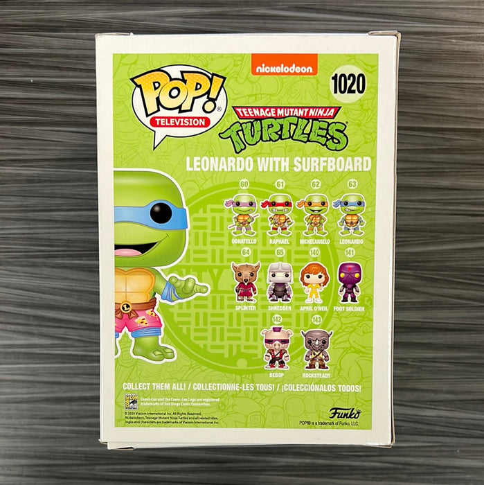 Funko POP! Television: Teenage Mutant Ninja Turtles - Leonardo w/ Surf —  The Pop Plug