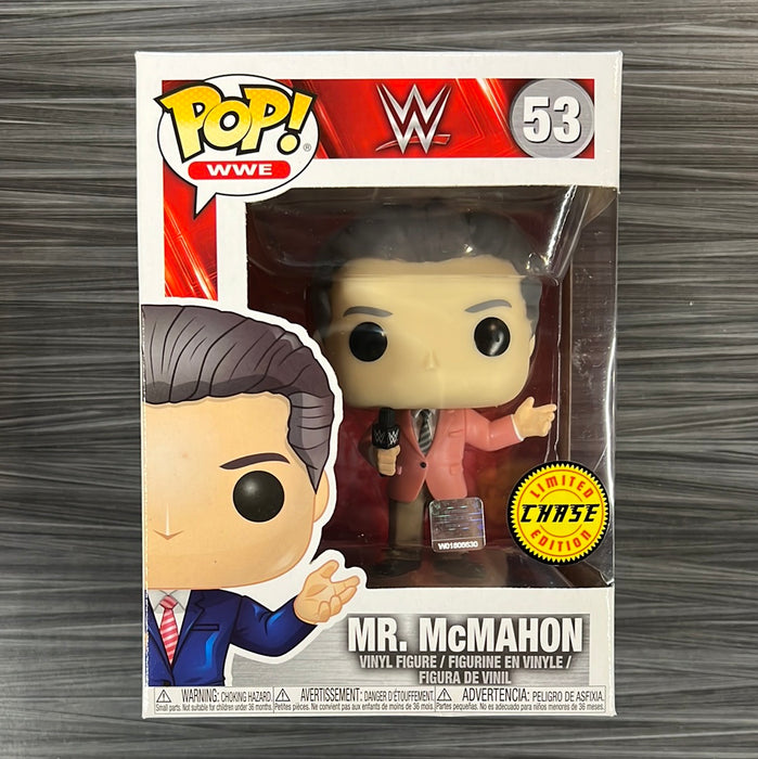 Funko POP! WWE: Mr McMahon (CHASE)(Damaged Box)[A] #53