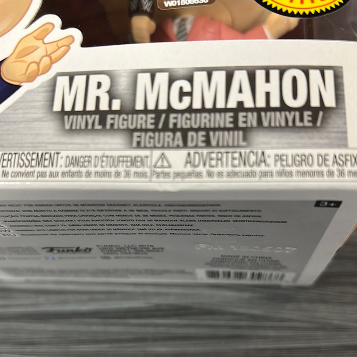 Funko POP! WWE: Mr McMahon (CHASE)(Damaged Box)[A] #53