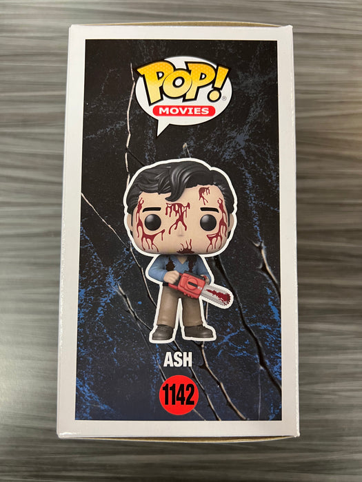 Funko POP! Movies: The Evil Dead 40th Anniversary - Ash (CHASE)(Signed/Bruce Campbell/JSA)[C] #1142