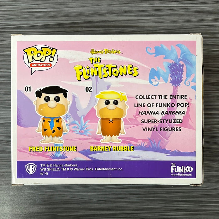 Funko POP! Animation: The Flintstones - Fred & Barney (Gemini Exclusive)(Damaged Box)(2 Pack)[A]