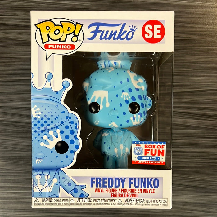 Funko POP! Freddy Funko [Artist Series Light Blue and White Crowns with Blue Dots] (2021 Fundays 1000PCS)(Damaged Box)[A] #SE