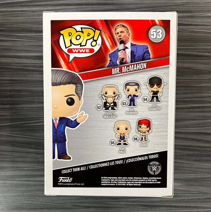 Funko POP! WWE: Mr McMahon (CHASE)(Damaged Box)[A] #53