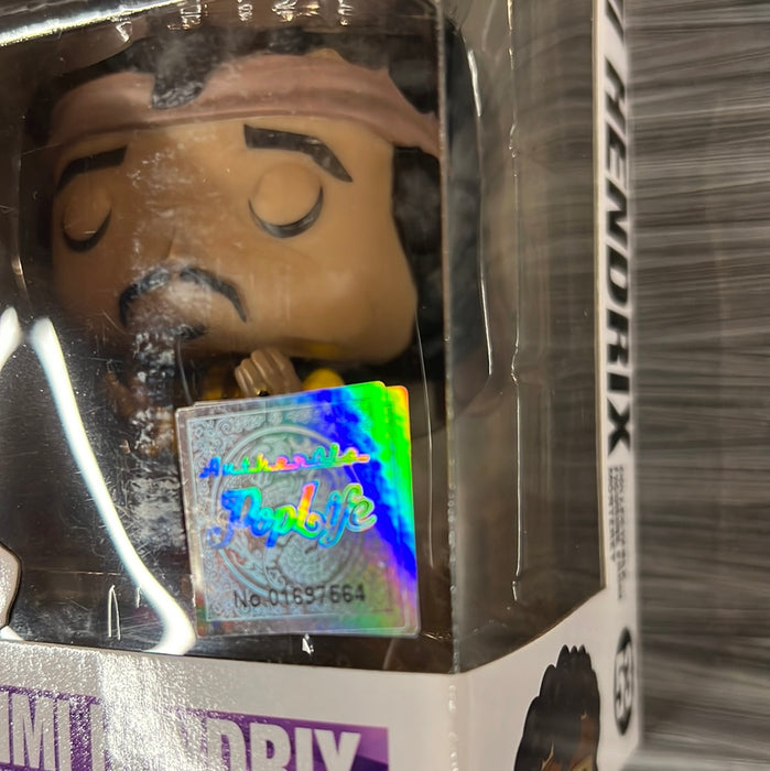 Funko POP! Rocks: Purple Haze Properties - Jimi Hendrix (POP LIFE)(Damaged Box) #53