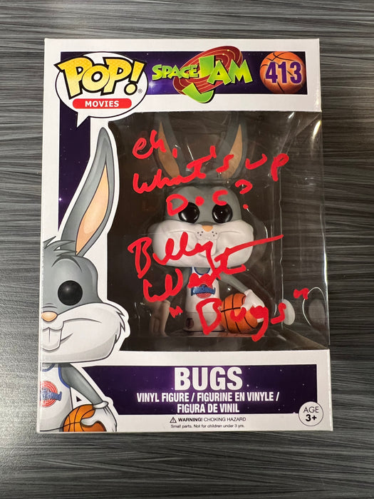 Funko POP! Movies: Space Jam - Bugs (Signed/Billy West/JSA) #413