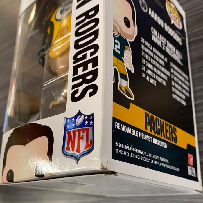 Funko POP! Football: Packers - Aaron Rodgers (Damaged Box)[B] #30 — The Pop  Plug