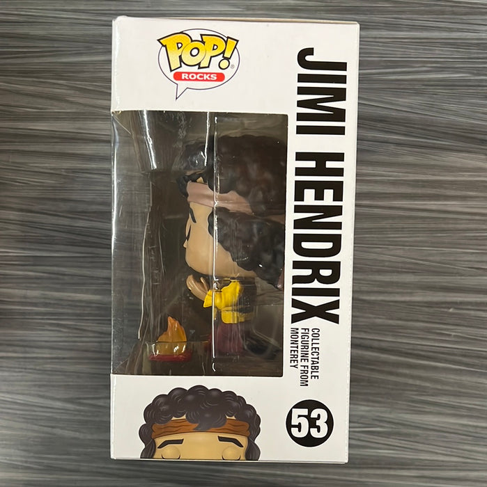 Funko POP! Rocks: Purple Haze Properties - Jimi Hendrix (POP LIFE)(Damaged Box) #53