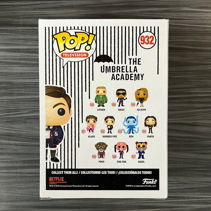 Funko POP! Television: The Umbrella Academy - Number Five (CHASE)(Damaged Box)[A] #932