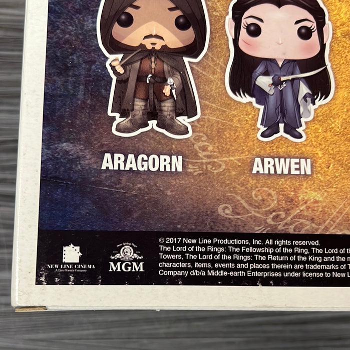 Funko POP! Movies: The Lord of The Rings - Aragorn & Arwen (2017 Summer Convention)(Damaged Box)[2-Pack]