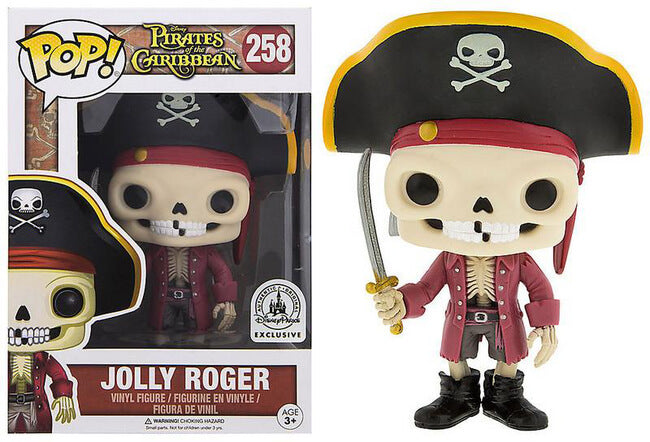 Funko POP! Disney Pirates of the Caribbean: Jolly Roger (Disney)(Damaged Box) #258